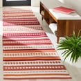 thumbnail image 2 of SAFAVIEH Montauk Kenyon Southwestern Cotton Runner Rug, Orange/Ivory, 2'3" x 9', 2 of 8