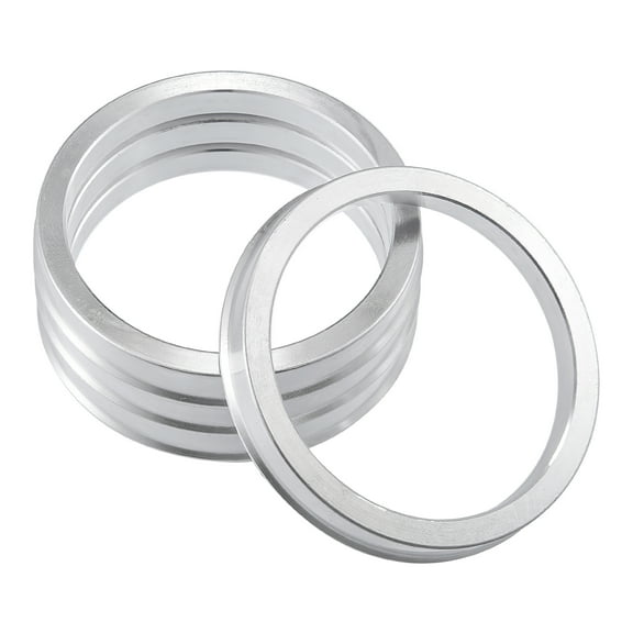 Unique Bargains 4pcs OD 78.1mm to ID 66.6mm Aluminum Alloy Car Hub Centric Rings Wheel Bore Center Spacer Replacement