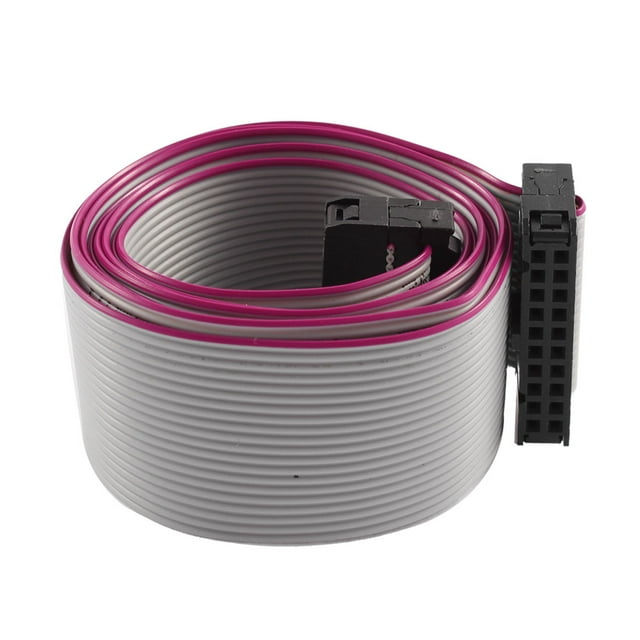 FC20P IDC 20Pin F/F Cable de extensión de datos para disco duro, con conector de cinta plana de 100 cm de largo para placa base