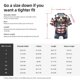 thumbnail image 5 of Balery Patriotic Boxing Bear Art Camisa Casual de Manga Corta con Botones para Hombre, Texturizada, Estilo Cubano, para Playa, Verano-3X-Large, 5 of 5