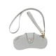 thumbnail image 1 of Estuche para gafas de sol, bolsa para gafas con correa para la muñeca, correa para el cuello, botón a presión portátil Gris, 1 of 9