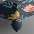 thumbnail image 3 of Pioneer Flower Floral Print Pattern Rectangle Tablecloth 60"x84", Waterproof Polyester Table Cloth, Wipeable Spillproof for Dining Camping Indoor Outdoor, 3 of 5