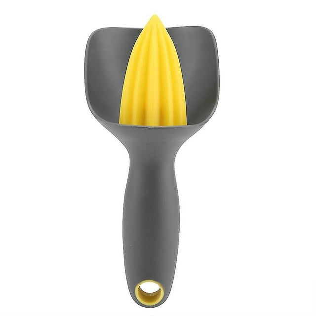 Mini Ergonomic Manual Lemon Squeezer for Lime and Orange (Black)