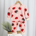 thumbnail image 4 of Zwiiyzr Baby Clothes Thermal Underwear for Toddler Fleece Lined Long Johns for Kids Shirt and Pants Set for Boys Girls Winter Fall Warm Clothes 3-10Y Multicolor, 4 of 4