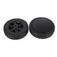 thumbnail image 2 of figatia 2 Pack BBQ Grill Wheels Smooth Rolling Black 6 inch Hand Truck Tires Replacements for BBQ Most Tools Accessories, 2 of 8