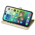 thumbnail image 2 of Funda Cartera FOXDOCK para iPhone 14 Pro , Flip PU con Relieve de Gatos y Perros, Tarjetero y Soporte, 2 of 6