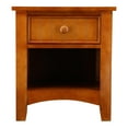 thumbnail image 2 of Furniture of America Dimanche Solid Wood 1-Drawer Nightstand in Oak, 2 of 6