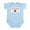 Sky Blue, variant on CafePress - Lil Baller Infant Bodysuit - Baby Light Bodysuit, Size Newborn - 24 Months