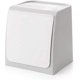 thumbnail image 1 of Mini bote de basura montado en la pared, taza de recolección de desechos de cocina sin perforaciones, cubo de basura para cocina, baño, inodoro, oficina - gris TUNC Sencillez, 1 of 5