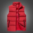 thumbnail image 5 of Chaleco de hombre Otoño e Invierno Deportes Ocio Cuello Algodón Engrosado Chaleco de algodón Chaqueta de hombre Sin mangas Moda, 5 of 5