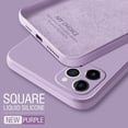 thumbnail image 1 of Funda de silicona líquida cuadrada Original para Xiaomi Redmi Note 10, 9, 8, 7 Pro, 9 S, Redmi K40, K20, 9A, Mi 11, 10T Pro, 9 SE, Poco F3 Fivean unisex, 1 of 2