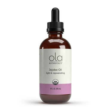 Dr. Mercola, Organic Jojoba Oil, 4 oz (118 mL), Ideal for all Skin and Hair Types, non Allergenic and non Comedogenic, non GMO, Soy Free, Gluten Free, USDA Organic