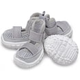 thumbnail image 2 of Dog Shoes for Small Dogs, Hot Pavement Summer Puppy Dog Boots & Paw Protectors with Soft Anti-Slip Rubber Sole, Mesh Breathable Dog Booties for Hardfloors, Walking Running(M,Gray), 2 of 4