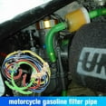 thumbnail image 2 of Motorcycle Hose Petrol Fuel Line Hose Gas Oil Pipe Tube Gasoline Fuel Filter Line Clamp with Inline Shut Off Valve for Mini Motorcycle Dirt Bike Moped Scooter, 2 of 9