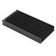 thumbnail image 3 of 4 Uds Q50x12.7x100 disipador de calor de aluminio enfriador Chip aleta de refrigeración para Chip de placa de circuito, 3 of 8