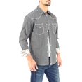 thumbnail image 2 of Camisa Vaquera Wrangler Hombre Manga Larga 26M azul marino M, 2 of 6
