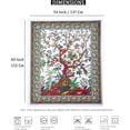 thumbnail image 3 of Gojian Tapestry Green Tree of Life Wall Hanging – Indian Cotton Full Size Bedspread, Picnic Sheet, Wall Decor,, Wall Art for Bedroom, 3 of 6