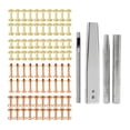 thumbnail image 6 of WINDLAND Red Copper/ Brass 0.55/0.75Inch Tubular Cap Rivets Studs for Leather Crafting, 6 of 9