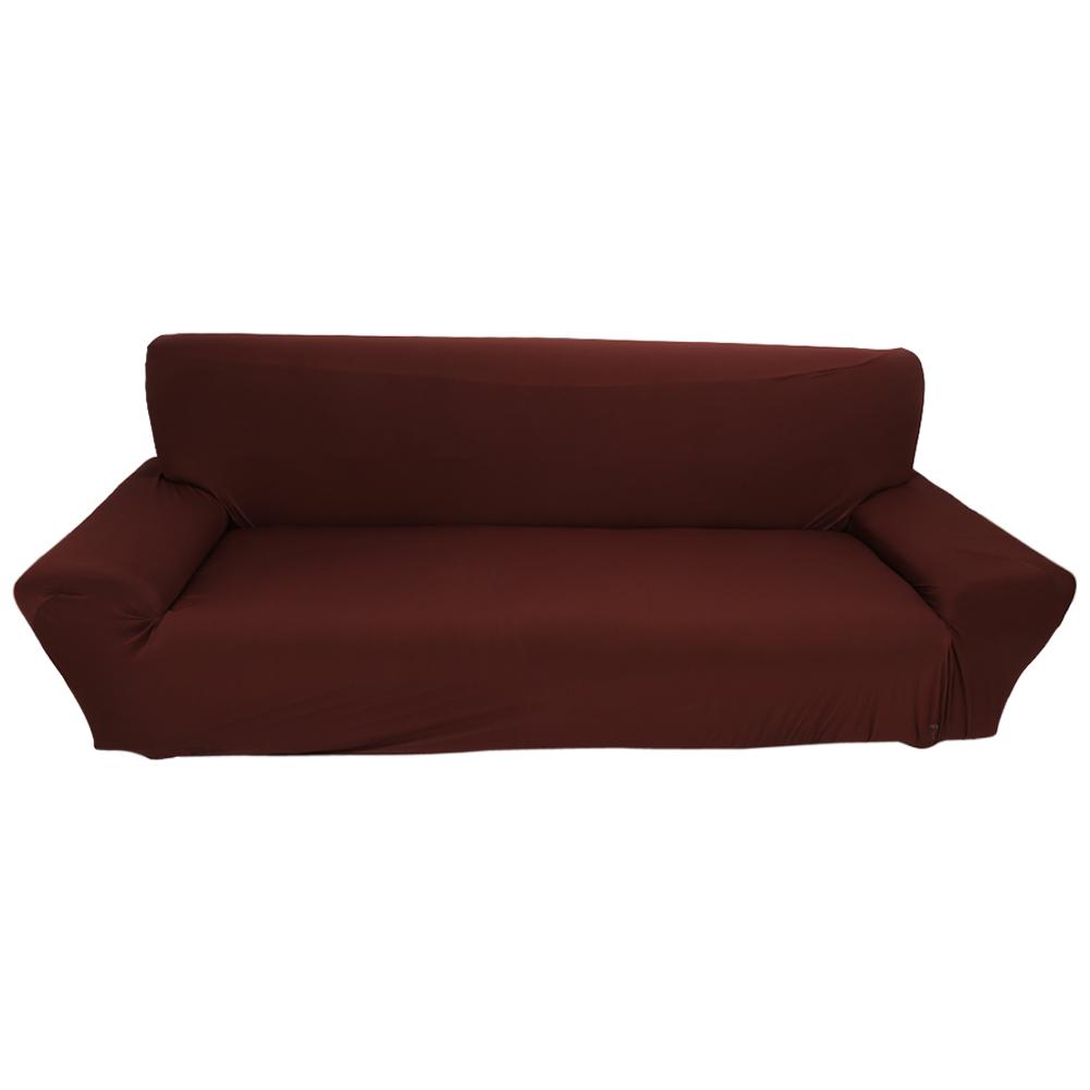 HERCHR Couch Cover, 7 Solid Colors 3 Seater Household Stretch Elastic Sofa Couch Protective