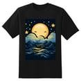 thumbnail image 2 of Plus Size Shirt for Women Black Tops for Women Oversized Short Sleeves Shirt for Women Starry Sky1 T Shirt Crewneck Shirt for Women 3XL, 2 of 5
