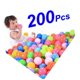 thumbnail image 1 of Paquete de 200 bolas de plástico coloridas de 5,5 cm para niños, 1 of 3