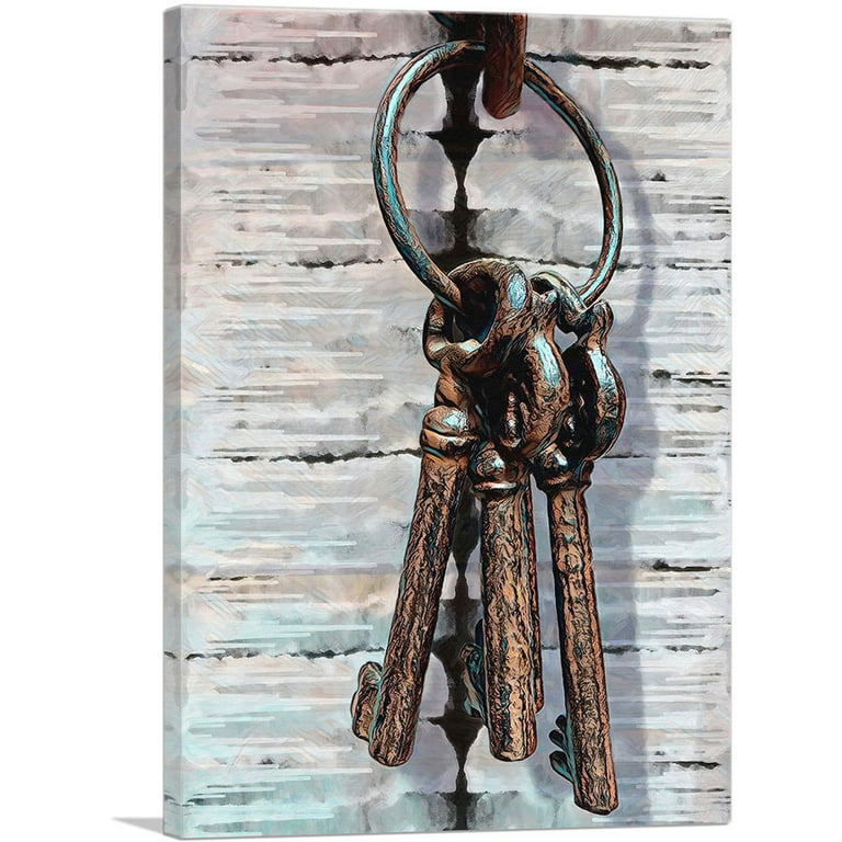 Old Keys on a Key Ring' Art Print