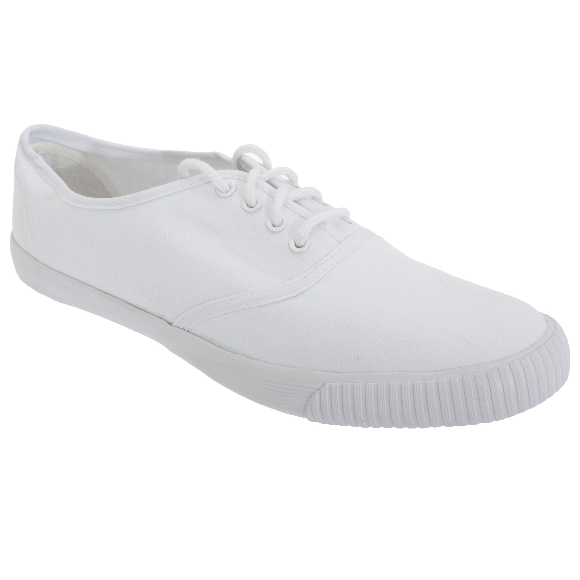 mens white canvas plimsolls