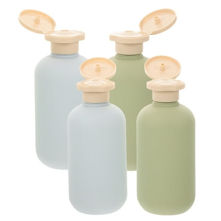 BESTYASH Portable Multi-Purpose Squeezable Travel Bottles for Toiletries 4Pcs