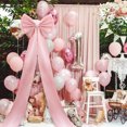 thumbnail image 6 of Rdhnmea 190cm Giant Bow Decoration Big Coquette Ribbon Bows for Wedding Engagement Birthday Party Backdrop Wall Home Christmas Decor, 6 of 9