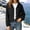 Black, variant on Zivyakyro Light Weight Womens Jackets Cotton Linen Button down Fall Hoodies for Women Cropped Loose Long Sleeve Casual Outerwear Green S