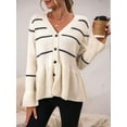 thumbnail image 2 of Women'S Cardigan Sweater 2025 Summer Fashion Oversized Sweater Knitted Work Jacket Set  M, 2 of 8