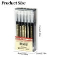 thumbnail image 3 of AKEGAMN Clearance! Gel Ink Pen Japanese Style Liquid Ink Rollerball Pens Quick Drying 0.35mm Point Ballpoint Maker Pen Premium For School Stationery Supply 12 Pcs/Set Black（24ml） Dry quickly Liquid, 3 of 9