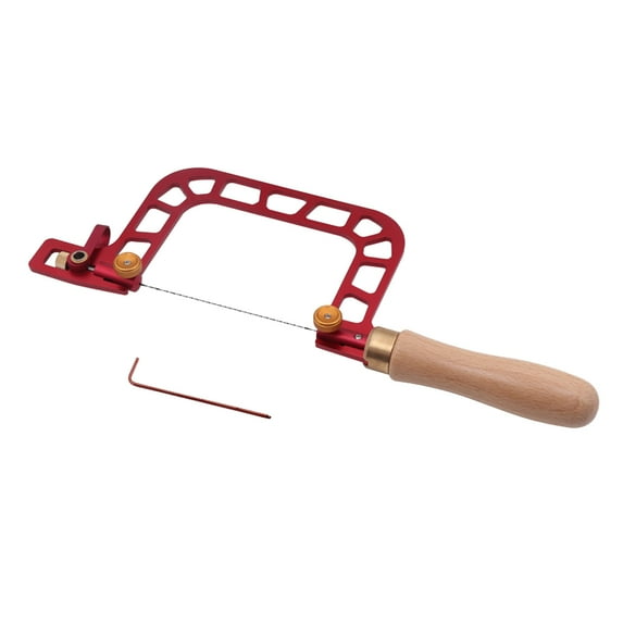YeekTok Multifunctional Fretsaw Pull Saw, Hand Saws, Durable For Diamond Handicrafts Woodworking, Red