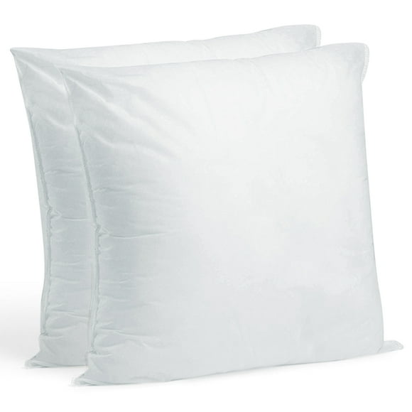 Hometex Canada Pillow Insert 16" x 16" Polyester Filled Standard Cover (2 Pack)