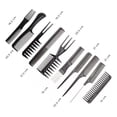 thumbnail image 2 of Kit De Peines Paquete De Peine Profesionales Estilista 10 Pz, 2 of 10