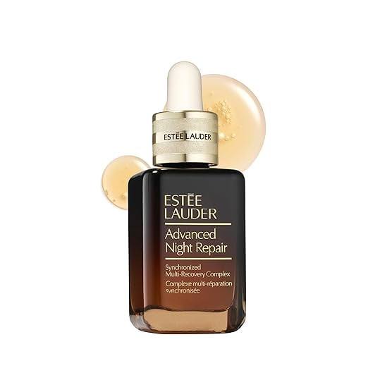 Advanced Night Repair Face Serum Synchronized Multi-Recovery Complex with Hyaluronic Acid & Peptides | Anti Aging & Hydrating 50ml