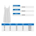 thumbnail image 4 of Salida de Playa George para Dama, Vestido Tirantes Blanco Talla G, 4 of 4