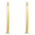 thumbnail image 5 of SuperJeweler 30MM Classic Hoop Earrings In 14 Karat Yellow Gold Over Sterling Silver for Women, 5 of 6