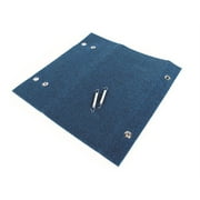 Camco 42924 Wrap Around Rug, 18'' Wide - Protects Your RV from Unwanted Dirt, Works on Electrical Manual RV Steps (Blue)