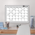 thumbnail image 2 of Wallpops Wpe0447 24 X 36 Calendario Blanco Calcomanías De Pared Mensuales, 2 of 5