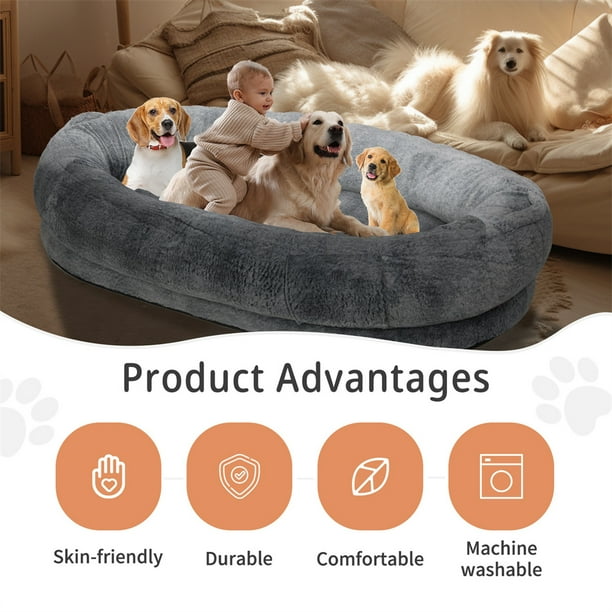 Giant dog bed for humans sale