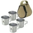 thumbnail image 1 of Sierra Bowl,Portable Picnic 210ml Sierra Portable Barbecue Sierra Cups Picnic Cookware Stainless Steel Picnic Tableware Cup Set Cups Picnics A Picnic Steel 210ml Cup Picnic Barbecue Cup, 1 of 7