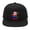 Black, variant on Flat Brim Baseball Cap Adjustable Unisex Fit Usa Soccer Hat ( Black )
