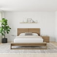 thumbnail image 4 of Birkin 3 Piece Queen Size Bedroom Set with Headboard, Slatted Bedframe, 1 Nightstand, 4 of 5