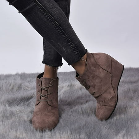 

Egmy Women S Retro Waterproof Platform Thick Heel High-Heeled Shoes Single
