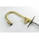thumbnail image 2 of Grifo de cocina de tirar de arco alto de manija única, grifos de fregadero de cocina de acero inoxidable de nivel único con pulverizador de tirar abajo, 2 of 3