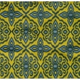 thumbnail image 4 of oneOone Organic Cotton Poplin Twill Fabric Paisley & Floral Ikat Print Fabric By The Yard 42 Inch Wide, 4 of 4