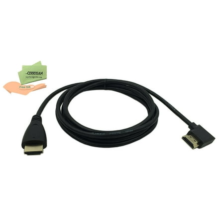 Modo De Av Cerrxian 5.9Ft 1.8M High Speed HDMI 90 Degree Right Angle Male to Male Cable for HDTV, PS3, XBOX, DVR, A/V, DVD ()