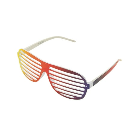 Rainbow Shutter Shades 1 Pc - Apparel Accessories - 1 Piece