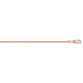 thumbnail image 1 of 14k Rose Gold 1.25mm Solid Spiga Chain Necklace - with Secure Lobster Lock Clasp 24", 1 of 2